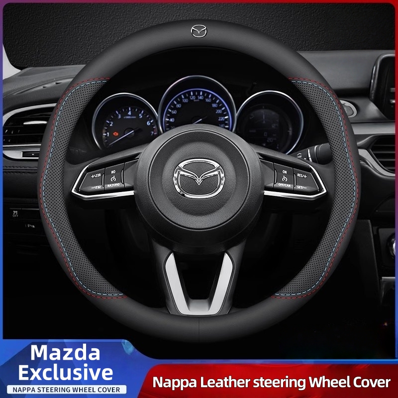 Leather Breathable Car Steerin - Car Steering Wheel Cover Anti Slip Breathable ulasan dan harga