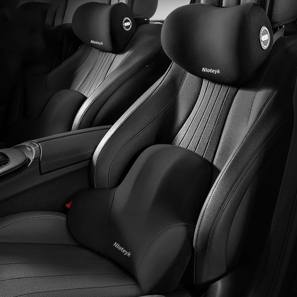 Car Neck Cushion Memory Foam P - Memory Foam Car Neck Pillow Lumbar Support ulasan dan harga