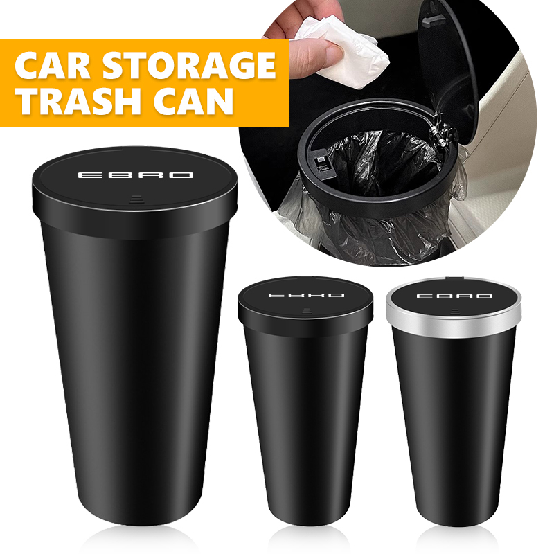 Car Trash Can Mini Waterproof  - Waterproof Car Trash Can With Lid ulasan dan harga