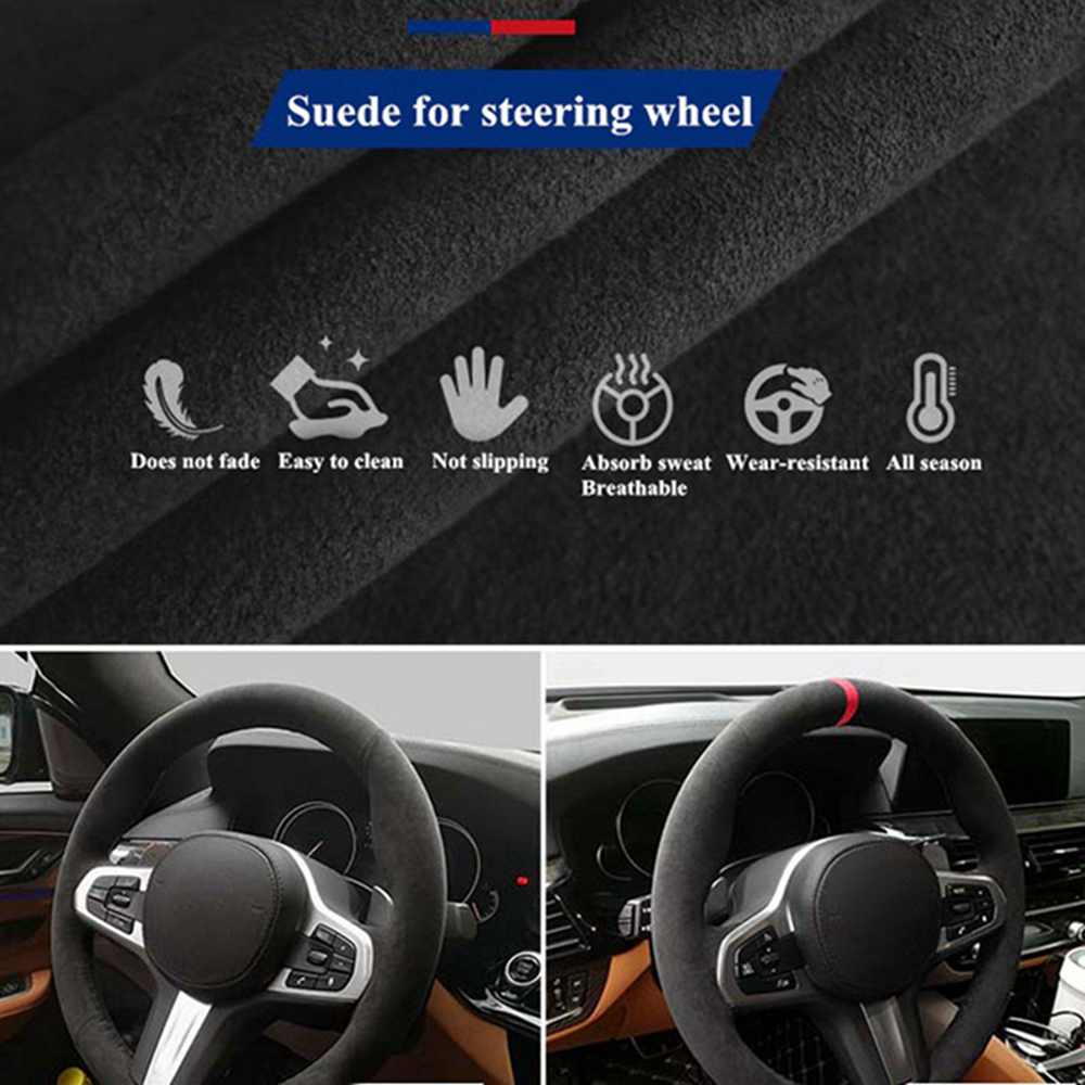 Braid Car Steering Wheel Cover - Car Steering Wheel Cover Anti Slip Breathable ulasan dan harga