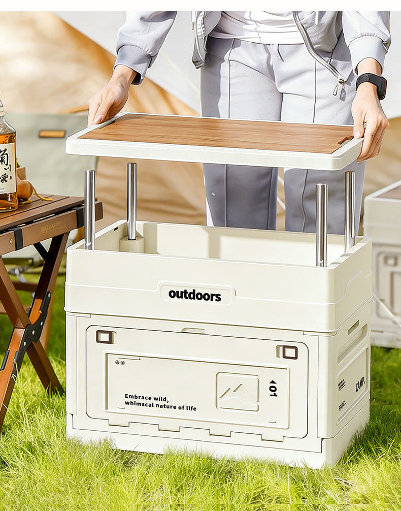 Camping Folding Storage Box Wo - Car Trunk Organizer Foldable Storage Box ulasan dan harga