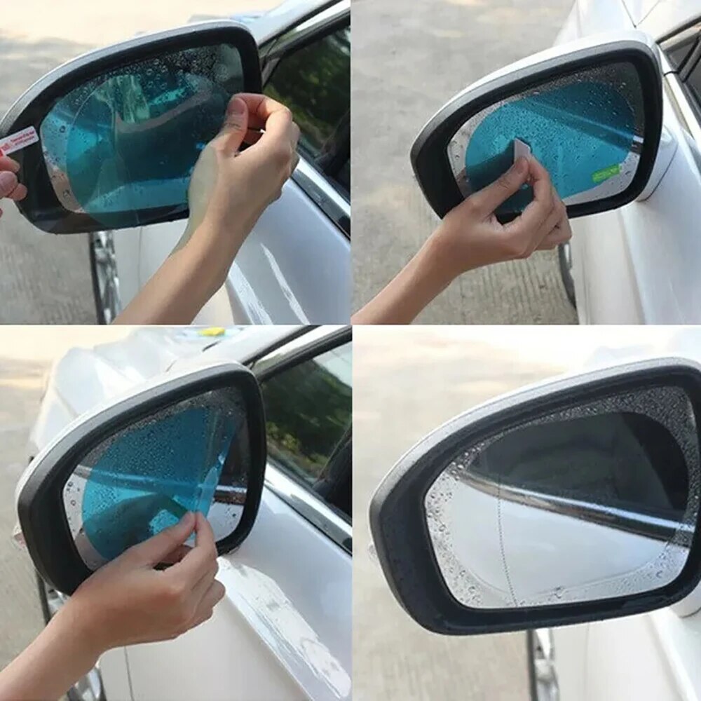 2pcs Universal Anti-Fog Anti-g - Anti Glare Car Rearview Mirror Film ulasan dan harga