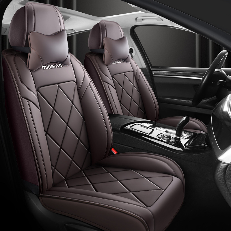 Universal Comfortable Full Lea - Leather Car Seat Covers Full Set Universal ulasan dan harga