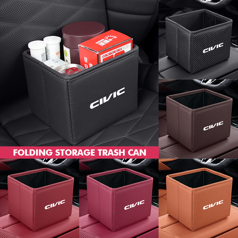 Car Trash Can Foldable Garbage - Waterproof Car Trash Can With Lid ulasan dan harga