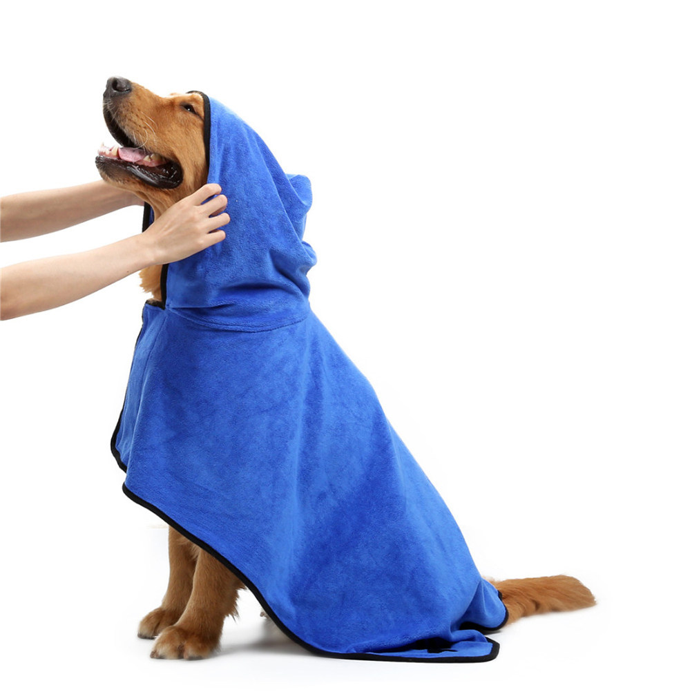 Microfiber Pet Bath Robe Dog T - Microfiber Car Drying Towel Super Absorbent ulasan dan harga