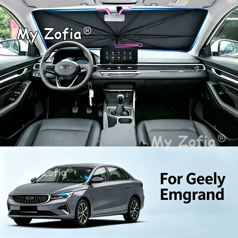 For Geely Emgrand 2025 2026 Ca - Car Sunshade Windshield Umbrella Foldable ulasan dan harga